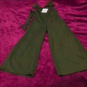 Olive green olive green jumpsuit